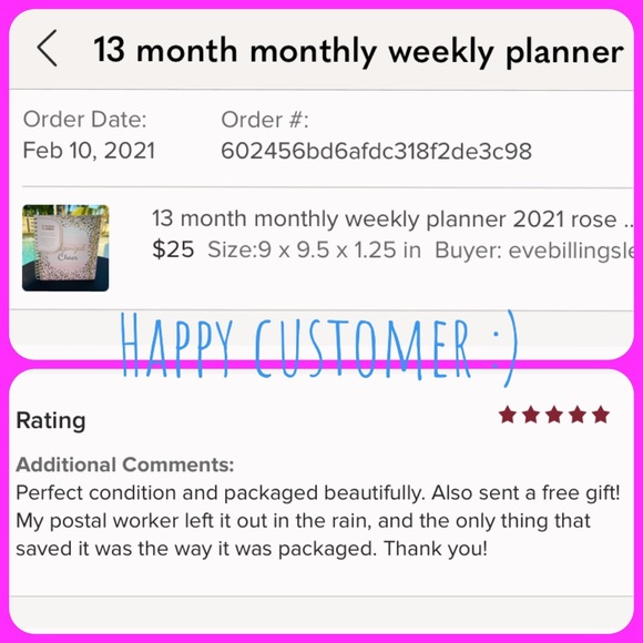 Planner Weekly & Monthly 2020-2021 - Picture 13 of 15